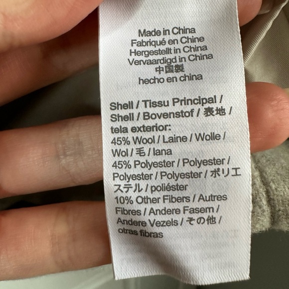 J. Crew Light Gray Women's Coat - Picture 3 of 6